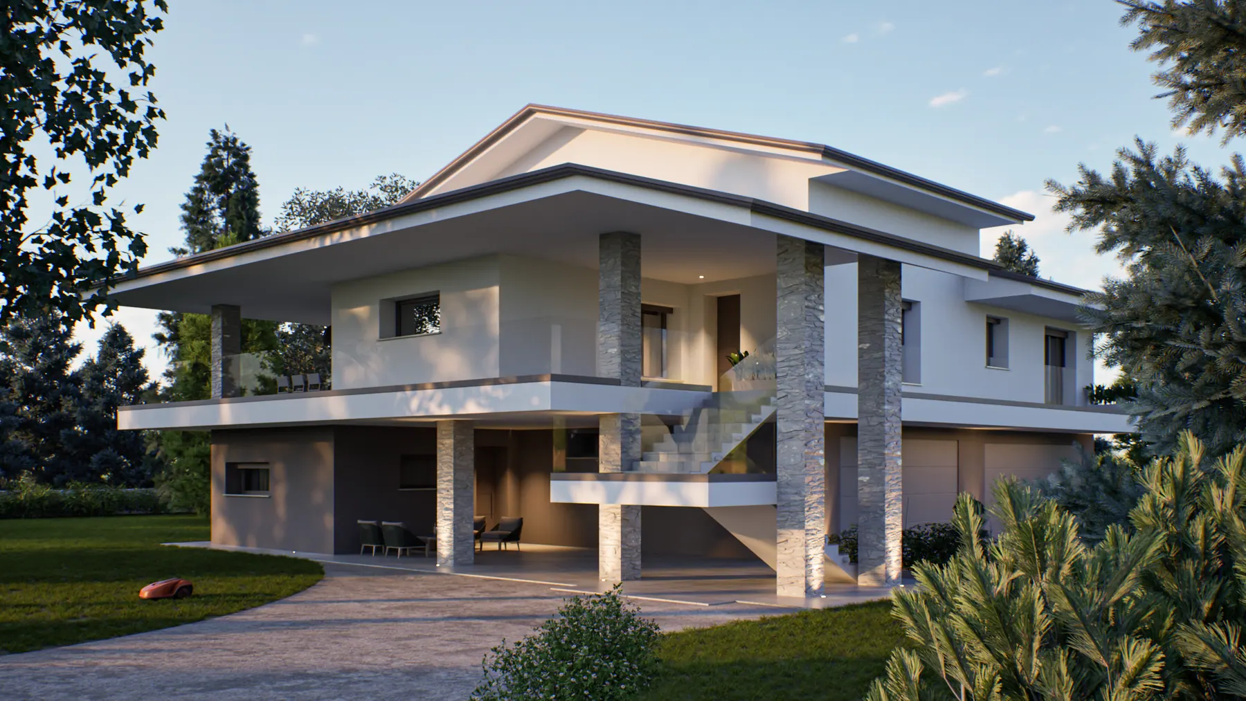 Casa C, 1