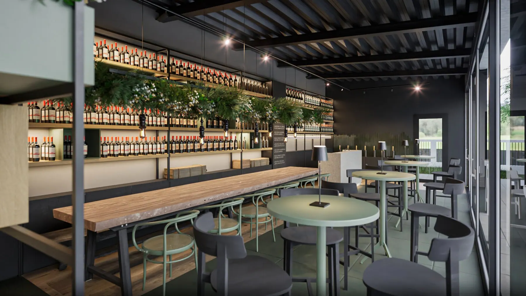 Modra Winery, render, 2
