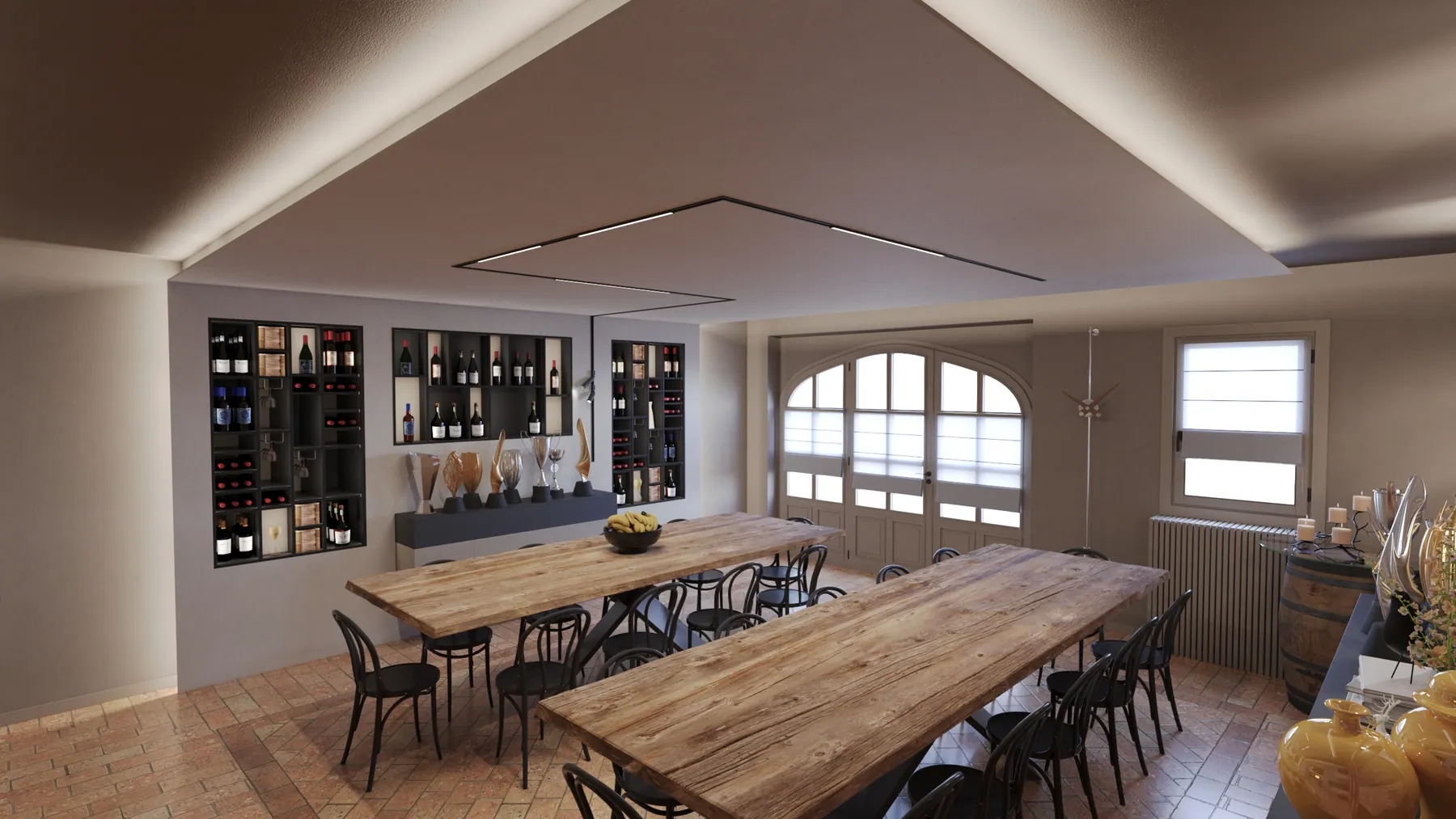 Taverna V, render, 3