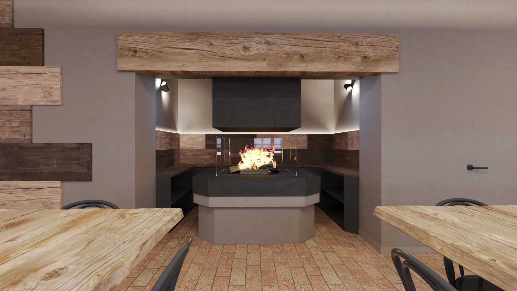 Taverna V, render, 4